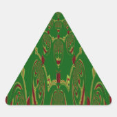 Sticker Triangulaire Robots verts (Devant)