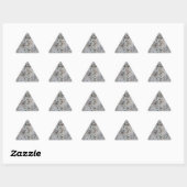 Sticker Triangulaire Rock Escalade Wall (Feuille)