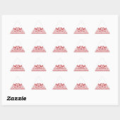 Sticker Triangulaire Rooster cross-stitch (Feuille)