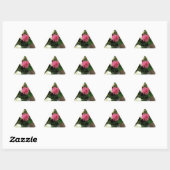 Sticker Triangulaire Rose (Feuille)