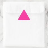 Sticker Triangulaire rose foncé (Sac)