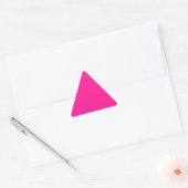 Sticker Triangulaire rose foncé (Enveloppe)