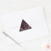 Sticker Triangulaire Rose Mandala (Enveloppe)