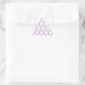 Sticker Triangulaire Roues pourpres (Sac)