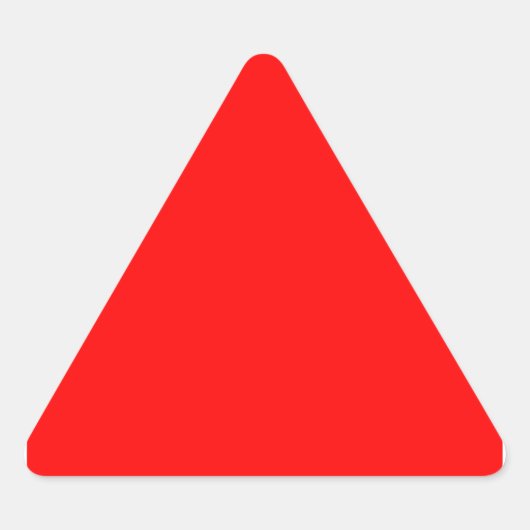 Sticker Triangulaire Rouge (Devant)