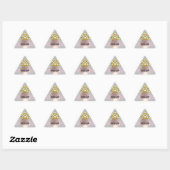 Sticker Triangulaire RSVP Perle rose gris bg (Feuille)