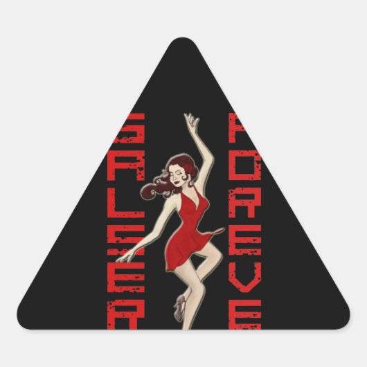 STICKER TRIANGULAIRE SALSERA FOREVER (Devant)