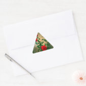 Sticker Triangulaire Salutations, Roses d'Amour_ (Enveloppe)