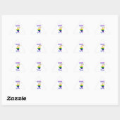 Sticker Triangulaire Sassy depuis la naissance (Feuille)