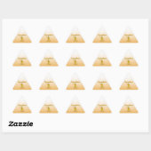 Sticker Triangulaire Saxophone Chick (Feuille)