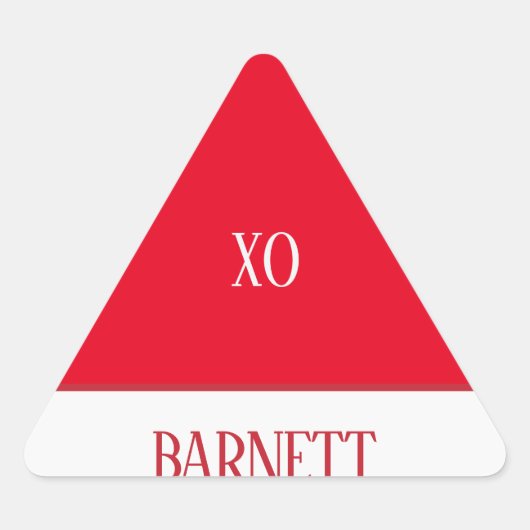 Sticker Triangulaire Sceau d'enveloppe Casquette Elf (Devant)