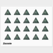 Sticker Triangulaire Sceau d'enveloppe de libellules bijoux (Feuille)