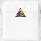 Sticker Triangulaire Scène Halloween (Sac)