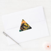 Sticker Triangulaire Scène Halloween (Enveloppe)