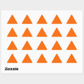 Sticker Triangulaire Sécurité Orange - Coordination des couleurs contem (Feuille)
