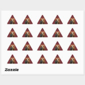 Sticker Triangulaire Selfie Lovers Vaches (Feuille)