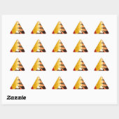 Sticker Triangulaire Sensation striée Tigre Barbe Poisson Imprimer (Feuille)