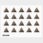 Sticker Triangulaire Sepia New York (Feuille)