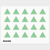 STICKER TRIANGULAIRE SHAMROCKS ! (Feuille)