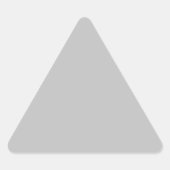 Sticker Triangulaire Silver Gray (Devant)