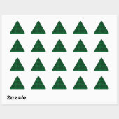 Sticker Triangulaire Simple Scribble | Carreaux miroir | Vert | (Feuille)