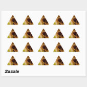 Sticker Triangulaire Singe Cheeky. (Feuille)