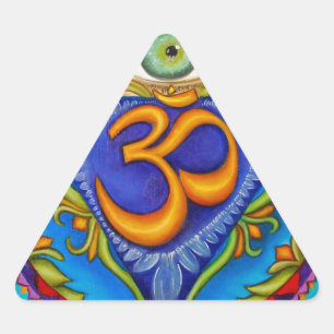Sticker Triangulaire Sixième chakra, Troisième oeil