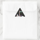 Sticker Triangulaire Snowman & Pôle Nord - (Sac)