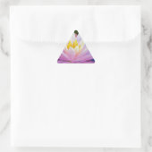 Sticker Triangulaire Soft Pink Waterlily (Sac)