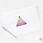 Sticker Triangulaire Soft Pink Waterlily (Enveloppe)