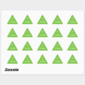 Sticker Triangulaire Sois En Santé ! (Feuille)