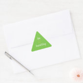 Sticker Triangulaire Sois En Santé ! (Enveloppe)