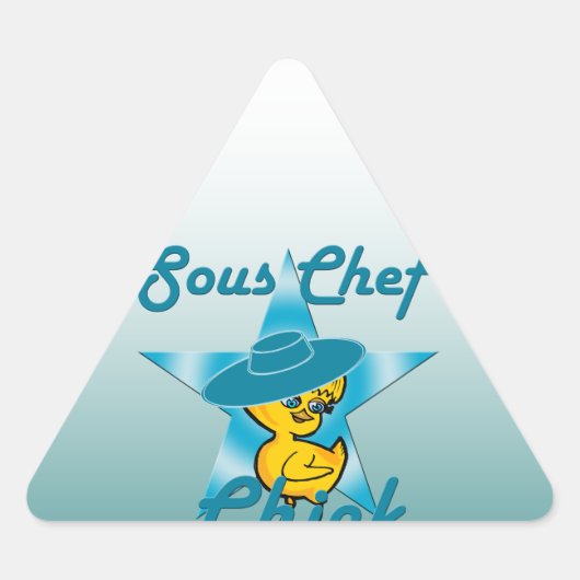 Sticker Triangulaire Sous Chef Chick #7 (Devant)