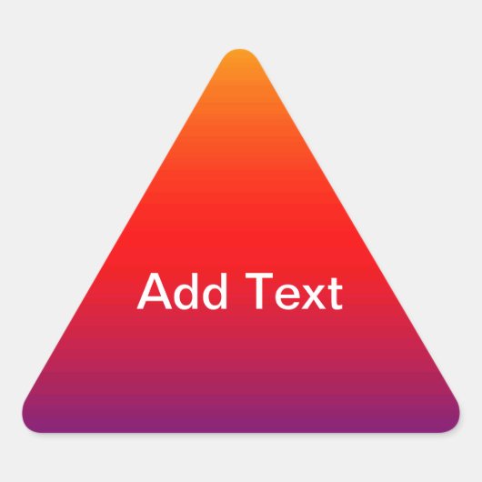 Sticker Triangulaire Spectre des couleurs horizontales -1 (Devant)