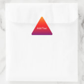 Sticker Triangulaire Spectre des couleurs horizontales -1 (Sac)