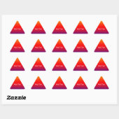 Sticker Triangulaire Spectre des couleurs horizontales -1 (Feuille)