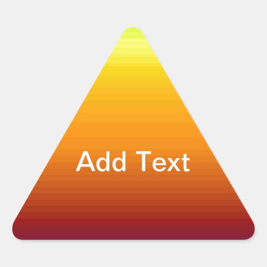 Sticker Triangulaire Spectre des couleurs horizontales -3 (Devant)