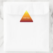 Sticker Triangulaire Spectre des couleurs horizontales -3 (Sac)