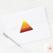 Sticker Triangulaire Spectre des couleurs horizontales -3 (Enveloppe)