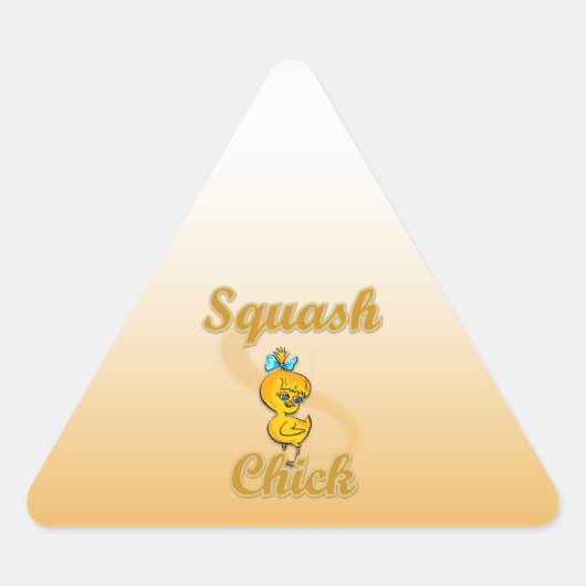 Sticker Triangulaire Squash Chick (Devant)