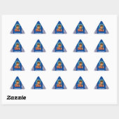 Sticker Triangulaire St Carlo Acutis (Feuille)