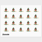 Sticker Triangulaire st patrick trump leprechaun (Feuille)