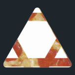 Sticker Triangulaire star de la pizza de david<br><div class="desc">"pizza star of david ",  interconfessionnel, "inter-confessionnel""happy hanoukka""chanukah jewish"Hanoukka,  channukah,  chanukkah,  chanukkah,  hannuka "joyaux""pizza Hanoukka""pizza chanukah",  pizza,  pepperoni pizza,  channuka,  hannukah,  hebrew,  jew,  judew,  aica,  judaïsme, ,  pizza channuka,  pizza channukah,  pizza chanukkah,  pizza hannuka,  pizza hannukah</div>