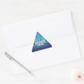 Sticker Triangulaire Starlit Menorah II (Enveloppe)