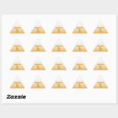 Sticker Triangulaire Statisticien Chick (Feuille)