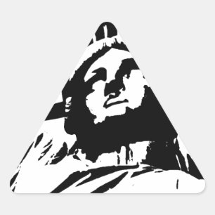Sticker Triangulaire Statue de la Liberté