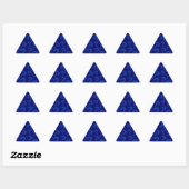 Sticker Triangulaire Stick Papeterie Question Mark Art Blue Triangle (Feuille)