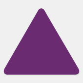 Sticker Triangulaire Sticule triangle prune violet (Devant)