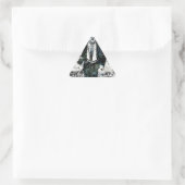 Sticker Triangulaire Suite squelette de la mort (Sac)