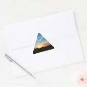 Sticker Triangulaire Sunset Mountain Lake (Enveloppe)